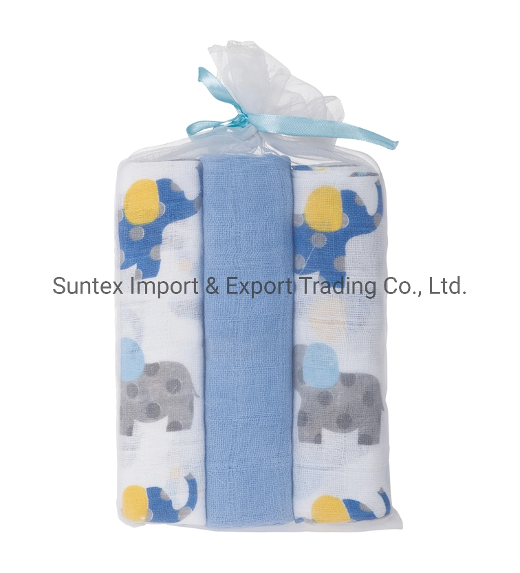 Reusable 100% Organic Cotton Muslin Baby Gauze Diaper